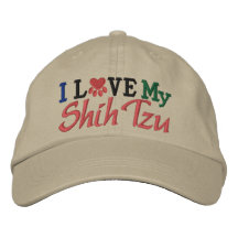 Amo mi perro gorra de beisbol