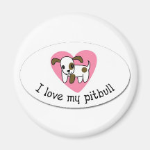 Amo mi pitbull iman de frigorífico