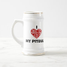 AMO MI PITBULL STEIN TAZAS DE CAFÉ