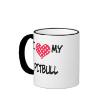 Amo mi Pitbull Taza De Café