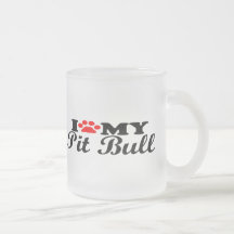 Amo mi pitbull tazas