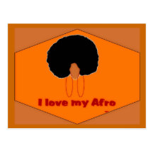 Amo mi postal del Afro