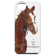 ¡Amo mi pura sangre! Caso/cubierta del iPhone 5 de iPhone 5 Case-Mate Carcasas