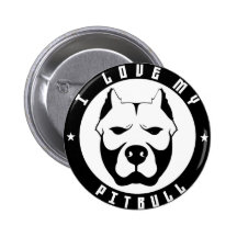 AMO MI raza del perro casero del PITBULL de PITBUL Pin