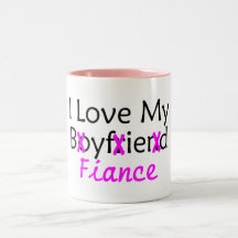 Amo mi rosa del prometido del novio taza de café