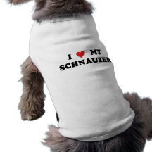 Amo mi Schnauzer Camisas De Perritos