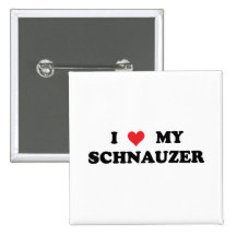 Amo mi Schnauzer Pin