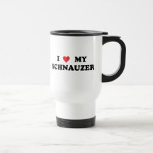 Amo mi Schnauzer Tazas De Café