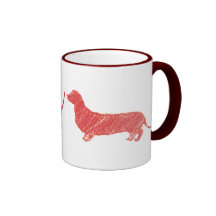 Amo mi taza del Dachshund