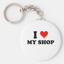 Amo mi tienda llavero personalizado
