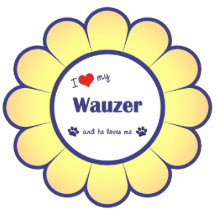 Amo mi Wauzer (el perro masculino) Escultura Fotográfica
