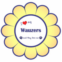 Amo mi Wauzers (los perros múltiples) Esculturas Fotográficas