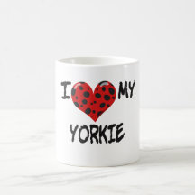 Amo mi Yorkie Taza De Café