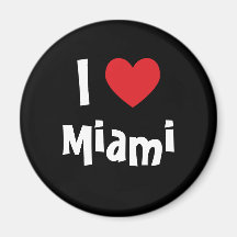 Amo Miami Imán Para Frigorífico