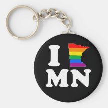 AMO MINNESOTA GAY - BLANCO - .PNG LLAVEROS