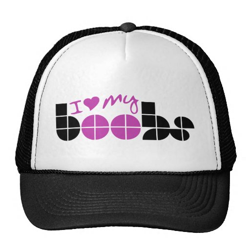 Amo mis Boobs Gorros Bordados