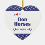 Amo mis caballos de Don (los caballos múltiples) Ornatos