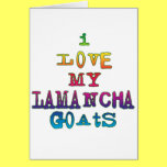 Amo mis cabras de LaMancha tarjetas