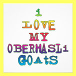 Amo mis cabras de Oberhasli invitaciones