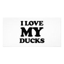 amo mis patos tarjeta personal