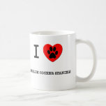 AMO MIS PERROS DE AGUAS DE COCKER INGLESES TAZA DE CAFÉ