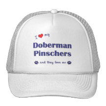 Amo mis Pinschers del Doberman (los perros múltipl Gorro