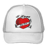 Amo mis regalos y ropa del gato gorras