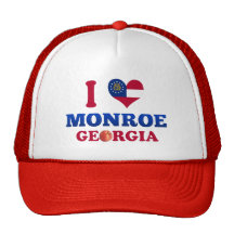Amo Monroe, Georgia Gorras De Camionero