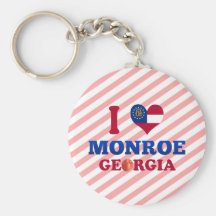 Amo Monroe, Georgia Llavero Personalizado