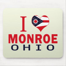 Amo Monroe, Ohio Alfombrilla De Ratón