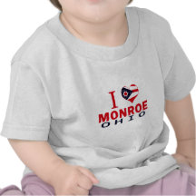 Amo Monroe, Ohio Camiseta