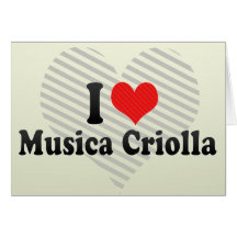 Amo Musica Criolla Felicitación