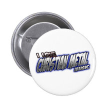 Amo música CRISTIANA del METAL Pins