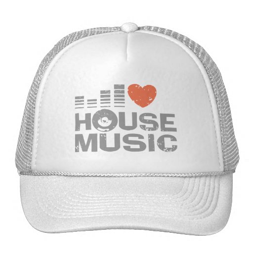 Amo música de la casa gorros  