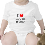 Amo música de la casa trajes de bebé