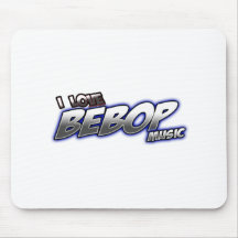 Amo música del BeBOP Tapete De Ratón