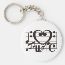 AMO MÚSICA LLAVERO PERSONALIZADO