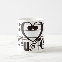 AMO MÚSICA TAZA DE CAFÉ