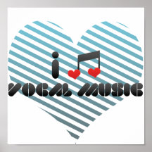 Amo música vocal impresiones