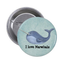 Amo Narwhals - el texto de encargo - Pins
