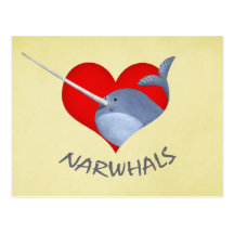 Amo Narwhals Postal