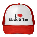 Amo negro y moreno gorros bordados