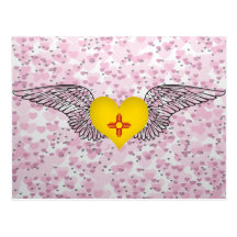 Amo New México - alas Postal