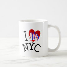Amo New York City Tazas De Café