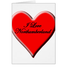 Amo Northumberland Felicitacion