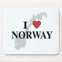 Amo Noruega Tapetes De Ratones