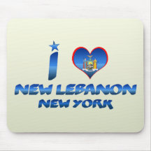 Amo nuevo Líbano, Nueva York Tapete De Raton