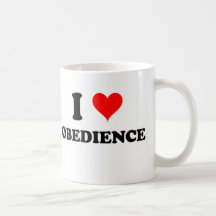 Amo obediencia taza