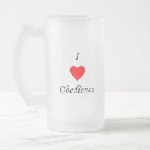 Amo obediencia taza