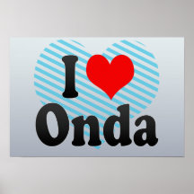 Amo Onda, España Posters
